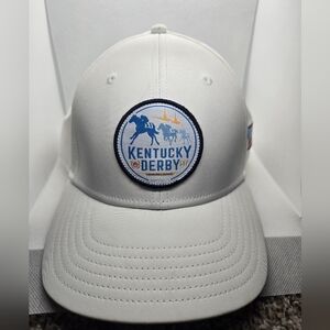 Kentucky Derby 2020 Vineyard Vines Horse Racing Hat Cap (Adult Strapback) White